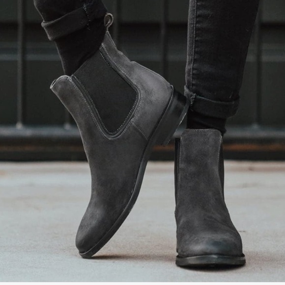NEW Women’s Thursday boot company duchess shadow gray suede Chelsea boots sz 9.5